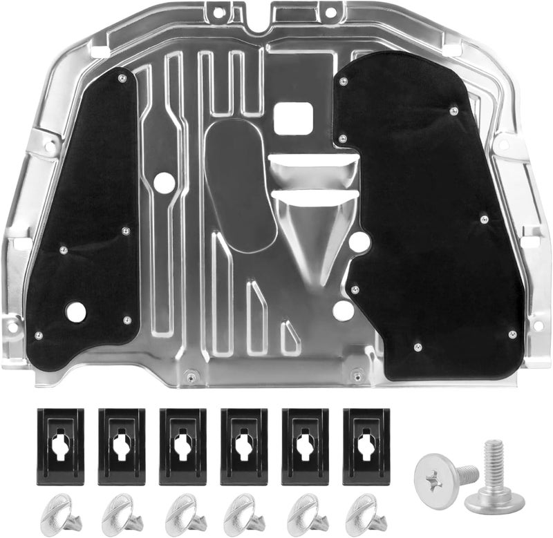 Ntoauto 74110-TBA-A00 90674-TY2-A01 Engine Splash Guard Under Car Shield Cover Board Compatible with Honda Civic 2016 2017 2018 2019 2020 2021 - Image 1